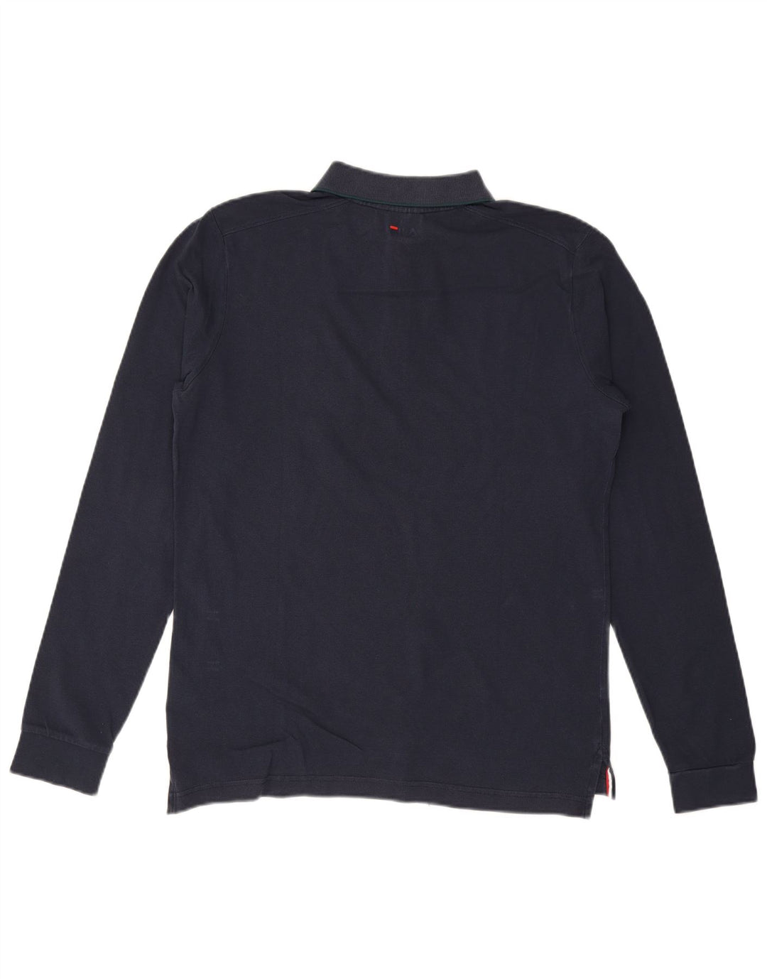 FILA Langærmet poloshirt til mænd Medium marineblå bomuld