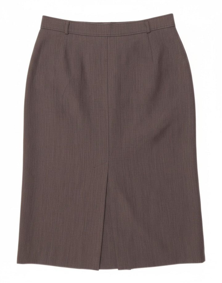 BIANCA Womens Pencil Skirt EU 40 Medium W30  Grey Polyester