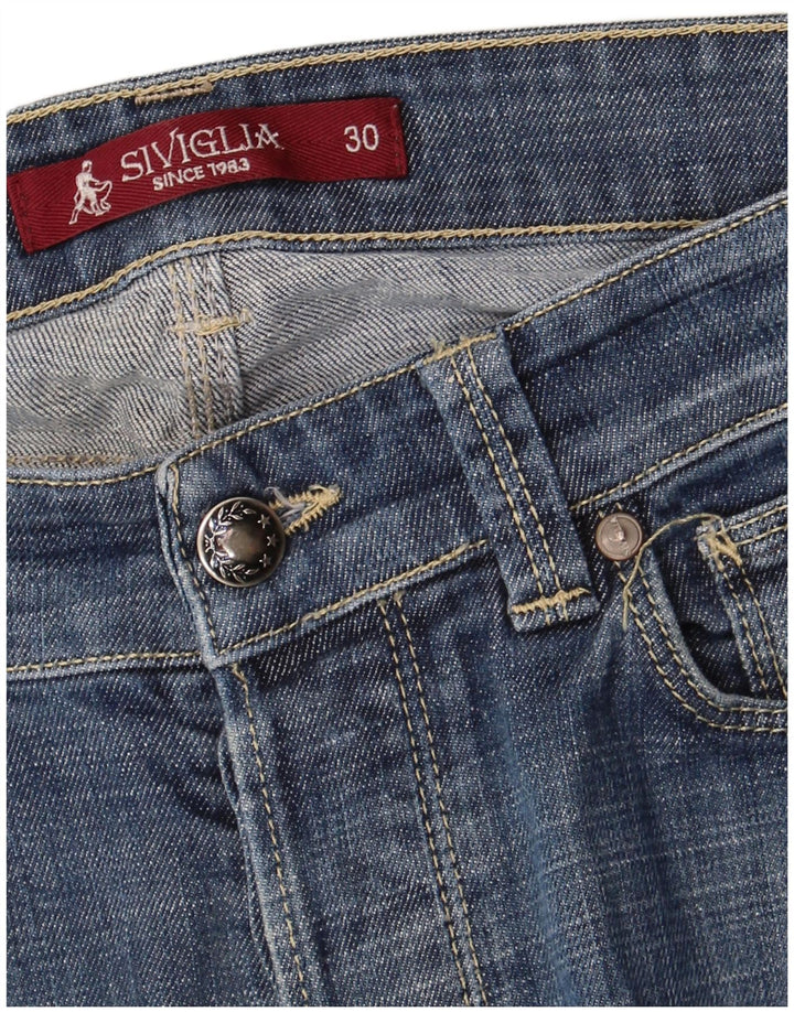 SIVIGLIA Dame Slim Jeans W30 L32 Blå Bomuld