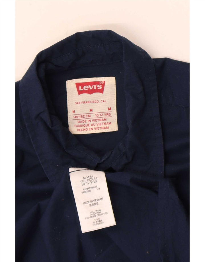 Levi's drengeskjorte 10-11 år medium marineblå bomuld