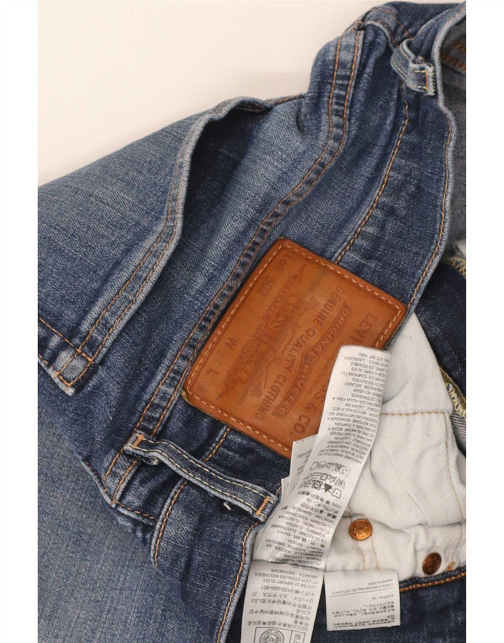 Levi's Herre 502 tilspidsede jeans W34 L34 blå bomuld