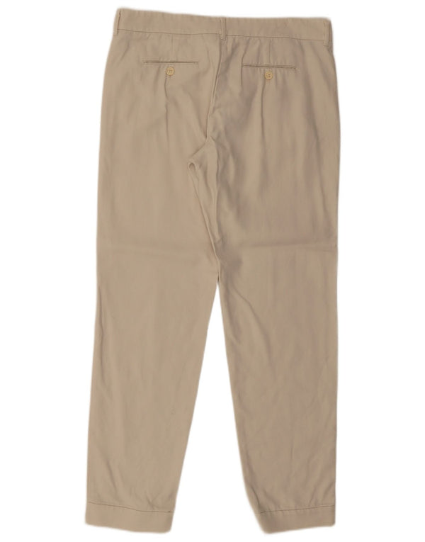 Max Mara Damekoniske jakkesætsbukser UK 10 Small W32 L30 Beige