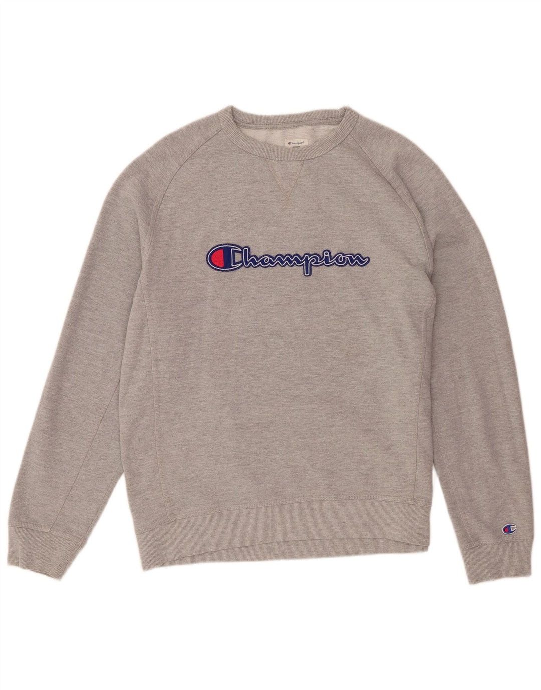 Champion Herre Grafisk Sweatshirt Jumper XL Grå Bomuld