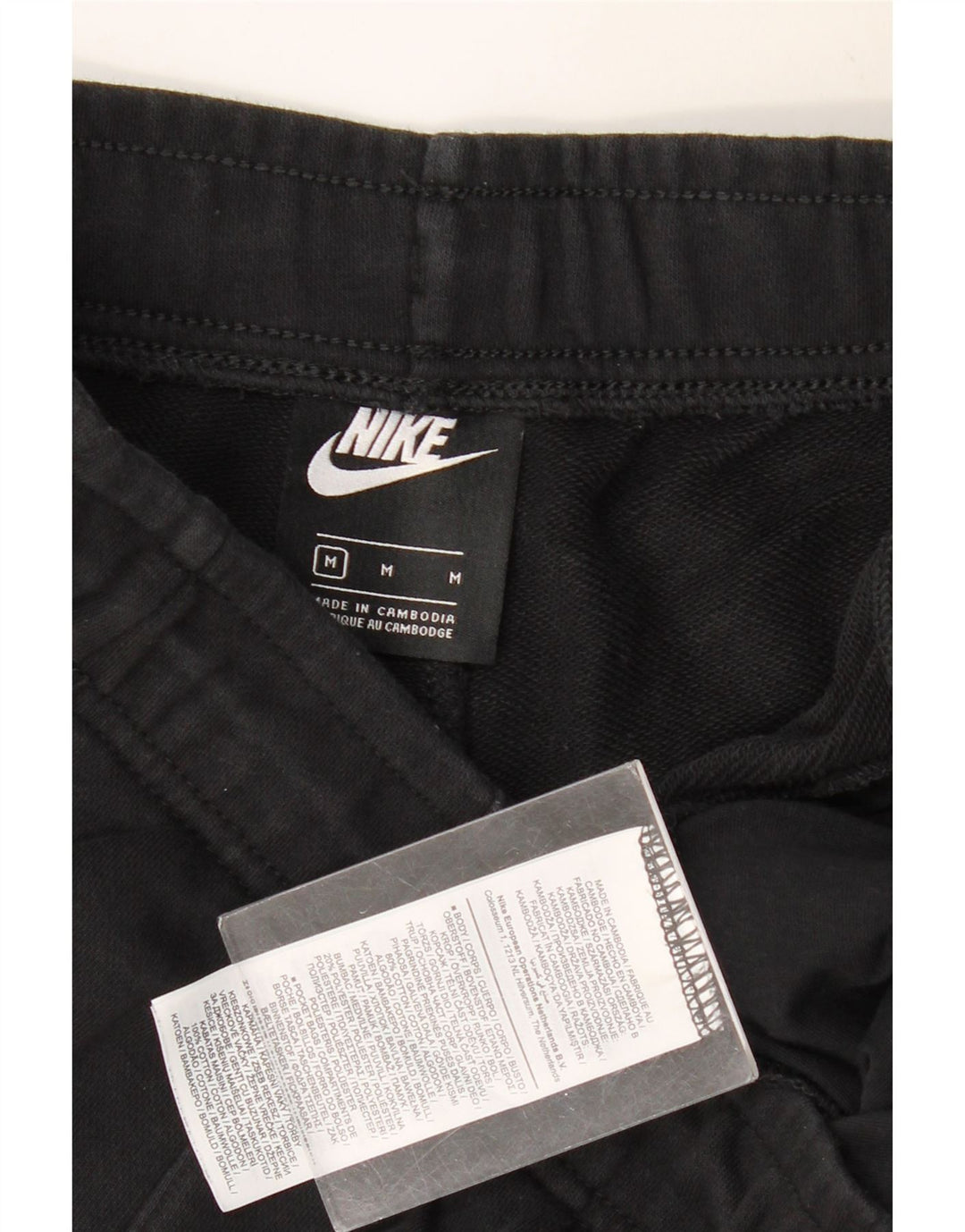 NIKE Grafisk træningsdragt bukser til mænd Joggers Medium Black Colourblock