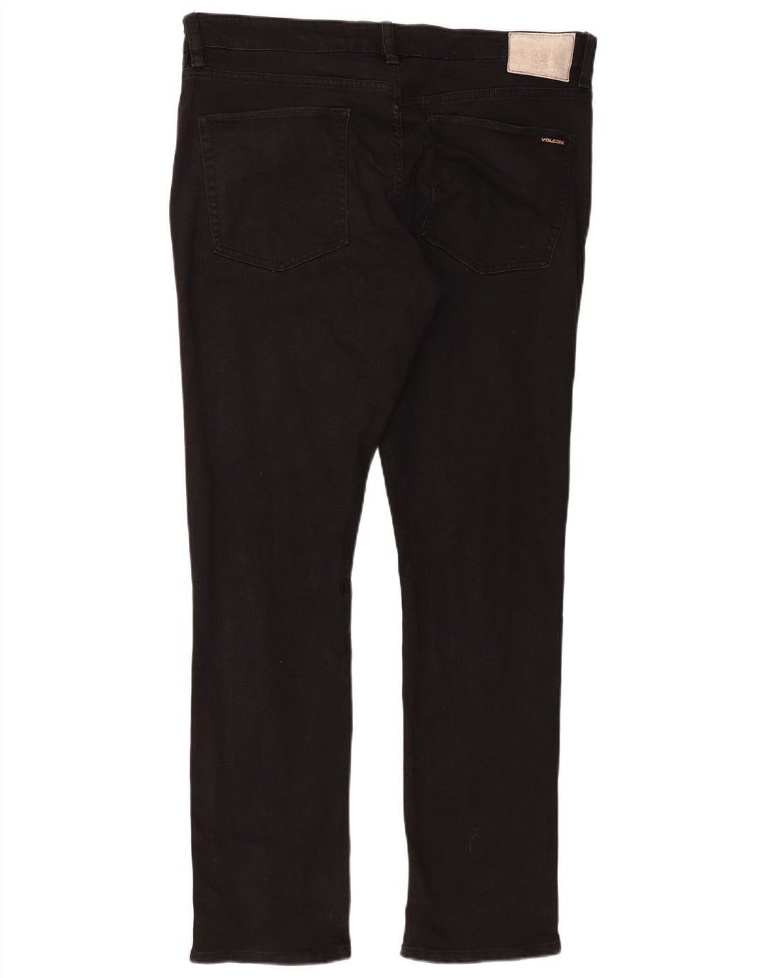 Volcom Herre Skinny Jeans W36 L32 Sort Bomuld