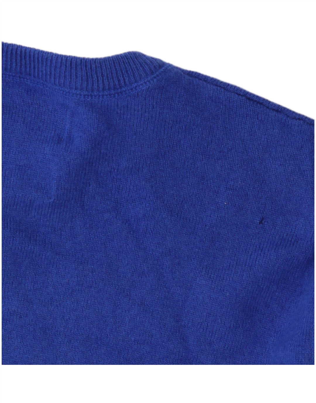 Marks & Spencer Herre sweater med rund hals, stor blå uld