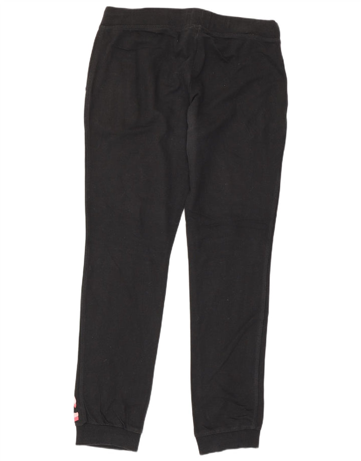 Reebok Grafiske træningsdragtbukser til kvinder, joggere UK 12/14 Medium Black