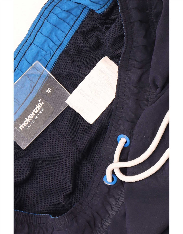 Mckenzie Herre grafiske svømmeshorts Medium Navy Blue Polyester