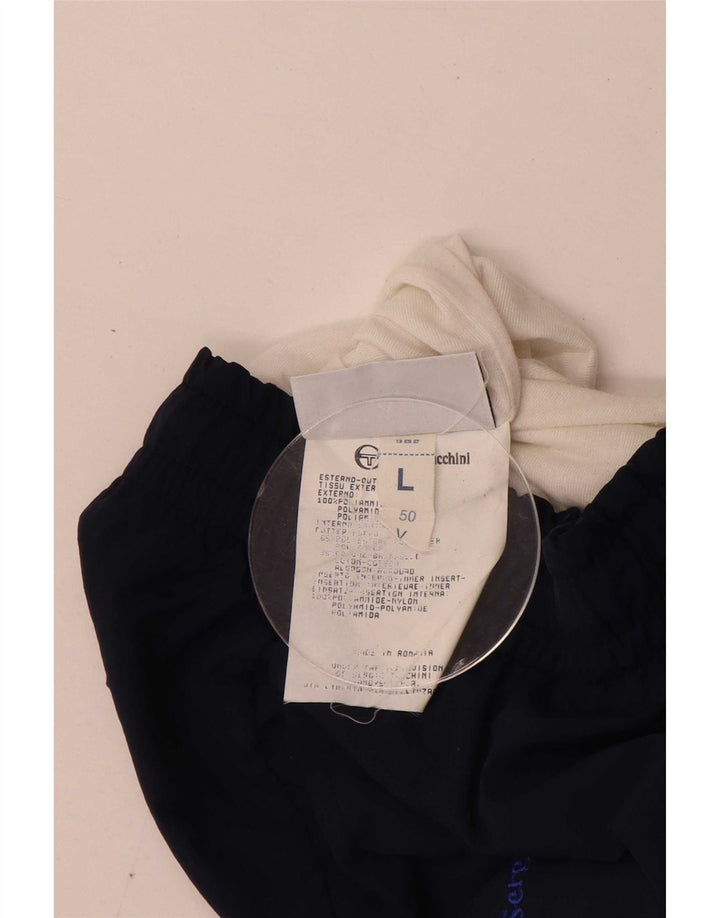 Sergio Tacchini Træningsdragt bukser til mænd store marineblå polyamid