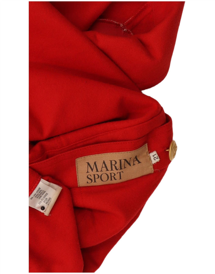 Marina Sport Dame 3/4 ærmet Shacket Jacket Størrelse 21 Medium Rød
