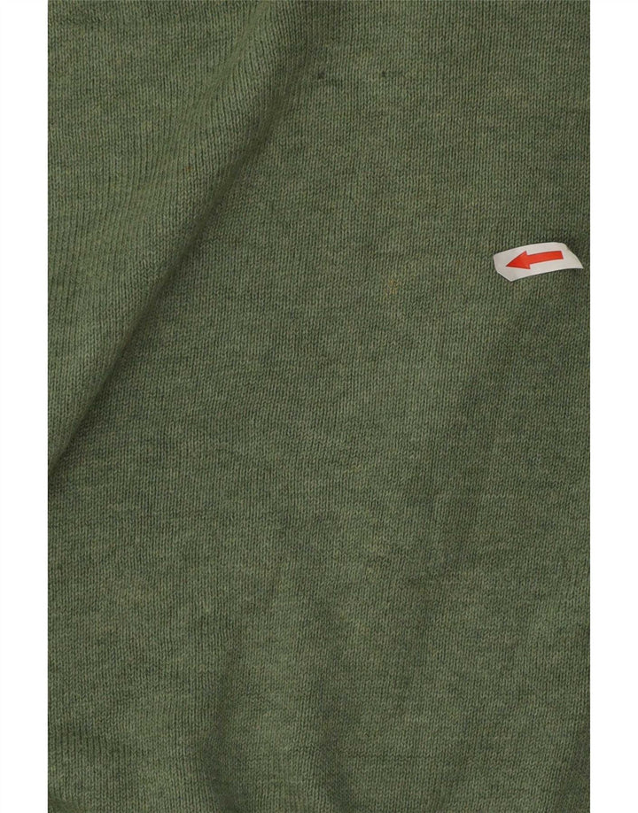 Chaps Herre Regular Fit Crew Neck Jumper Sweater 2XL Grøn Bomuld