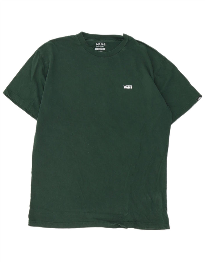 Vans Herre Classic Fit T-Shirt Top Medium Grøn Bomuld