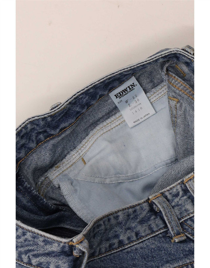 Edwin Womens High Taered Tapered Jeans W32 L30 Blå Bomuld