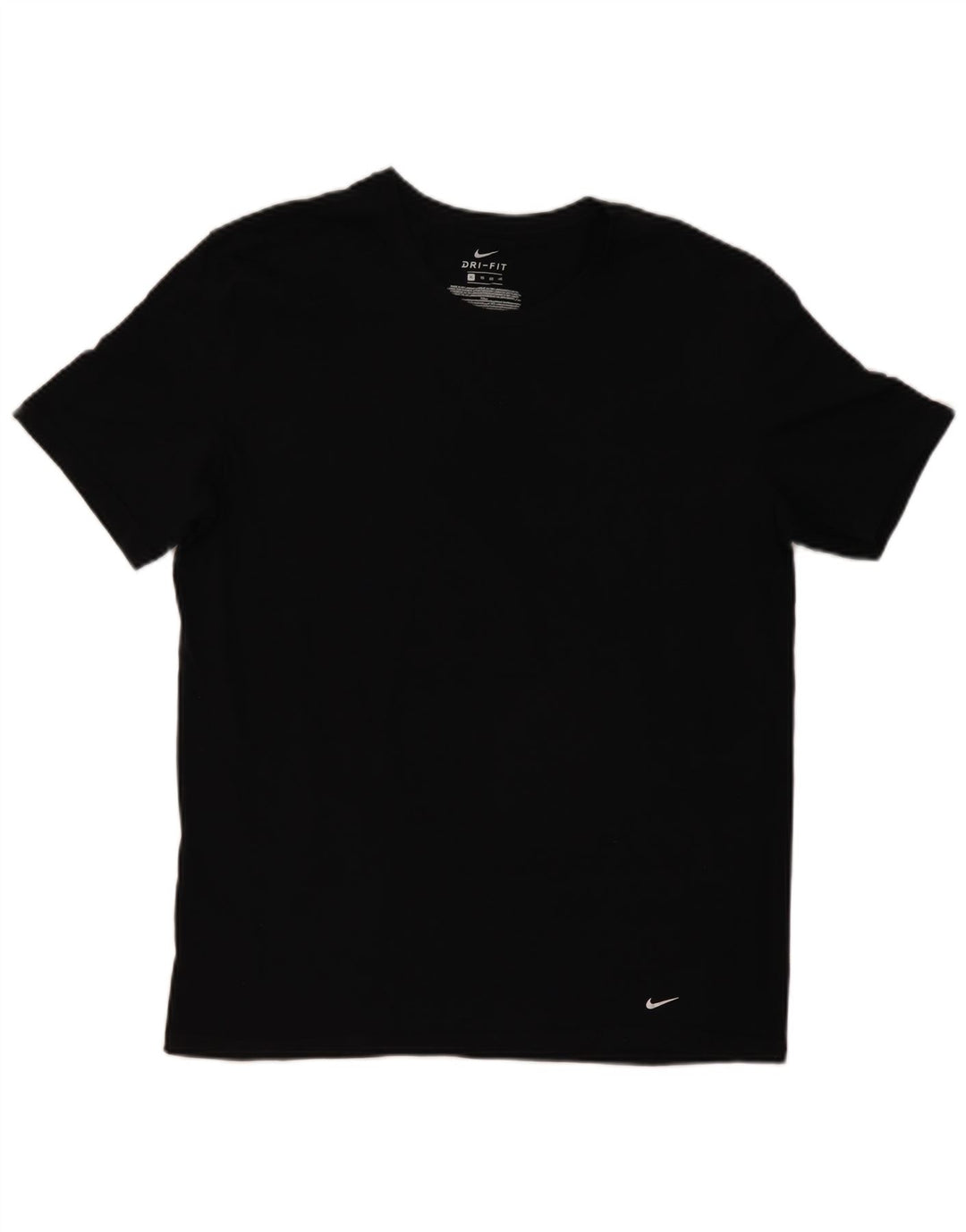 NIKE herre Dri Fit T-shirt top XL sort bomuld