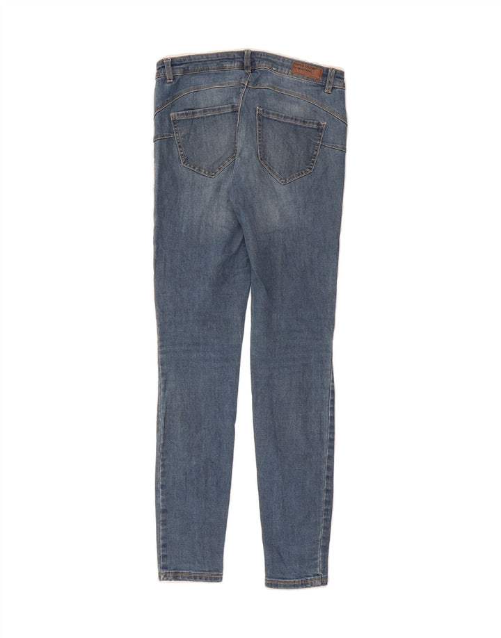 BENETTON Womens Skinny Jeans W29 L30 Blue Cotton Vintage Benetton and Second-Hand Benetton from Messina Hembry 