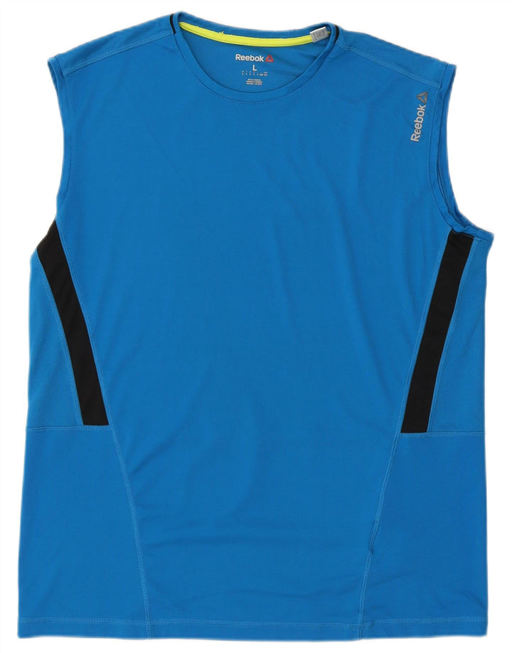 Reebok Herrevest Top Stor Blå Polyester
