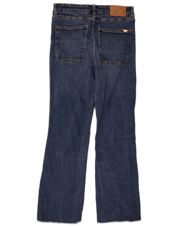 Zara Dame Straight Jeans EU 36 XS W26 L25 Blå Bomuld