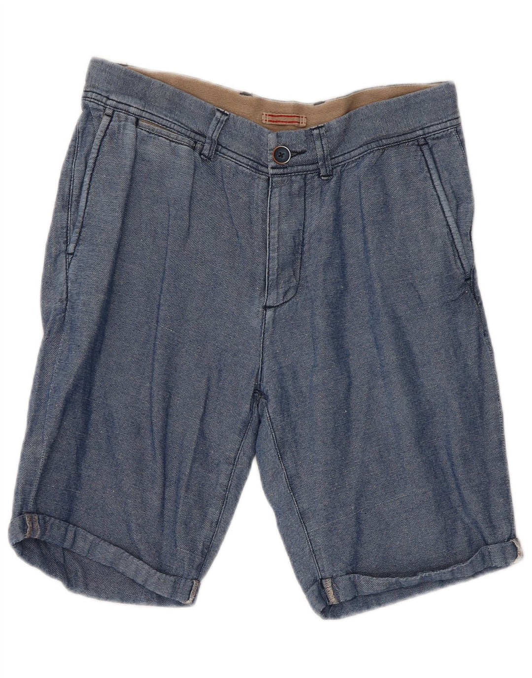 Refrigiwear Womens Regular Chino Shorts W30 Medium Blue Cotton