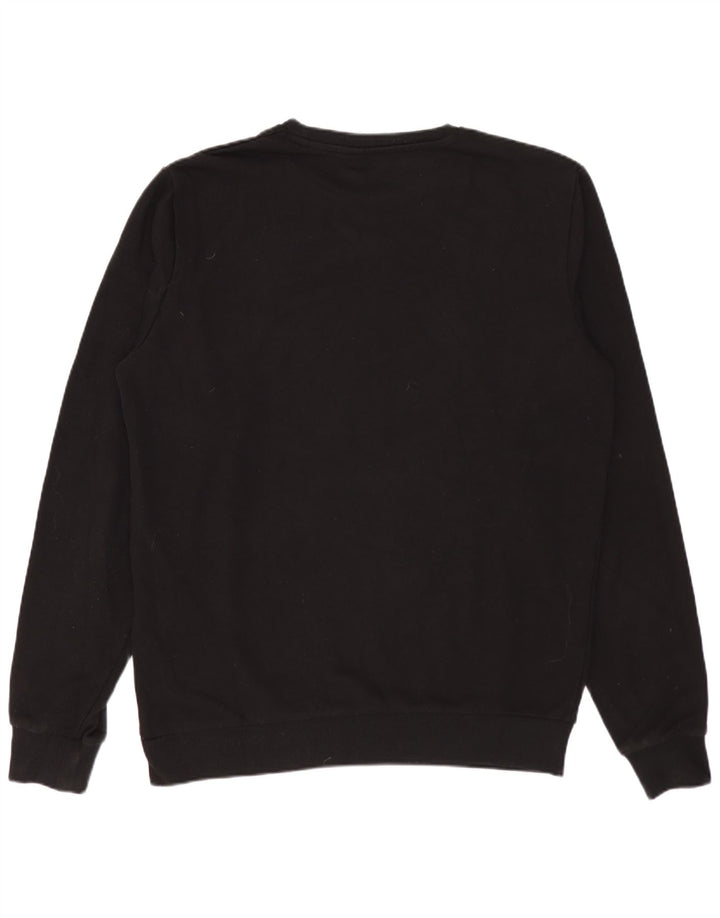 Kappa Herre sweatshirt Jumper Medium Sort Bomuld