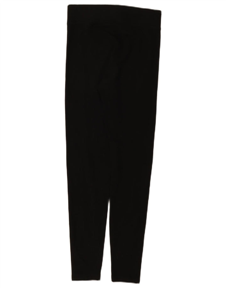 Marks & Spencer Womens Leggings UK 8 Small Black Polyester