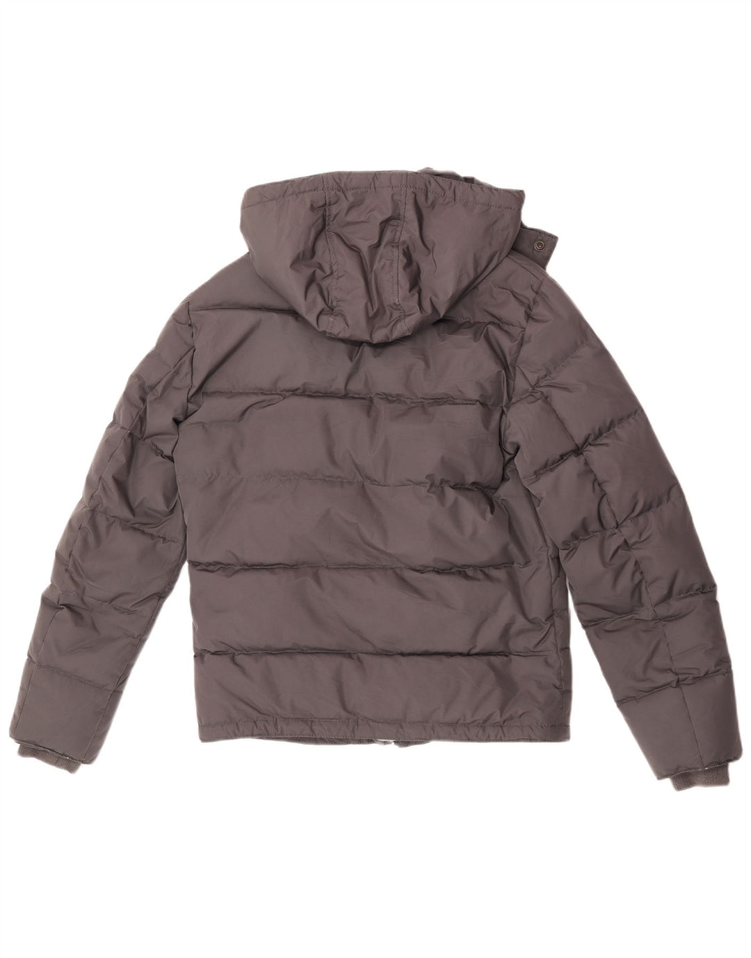 Sisley Herre hættepolstret jakke UK 36 Lille grå polyester