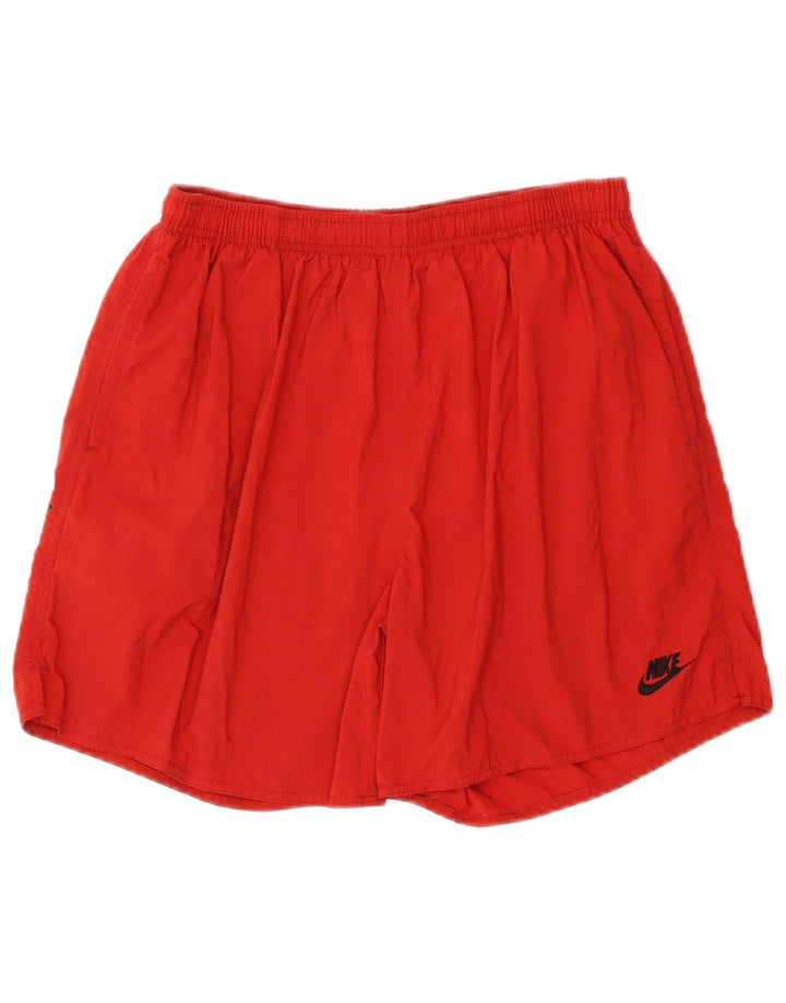 Nike Herre Sportshorts UK 34/36 Large Rød Nylon
