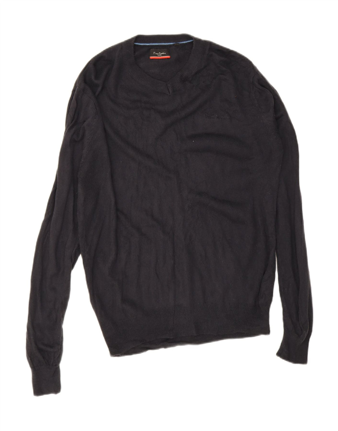Pierre Cardin Herre V-hals sweater Medium Marineblå Akryl