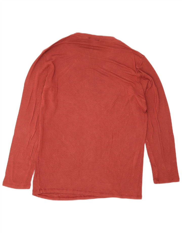 Trussardi Jeans Herre Top Langærmet Stor Rød Viscose