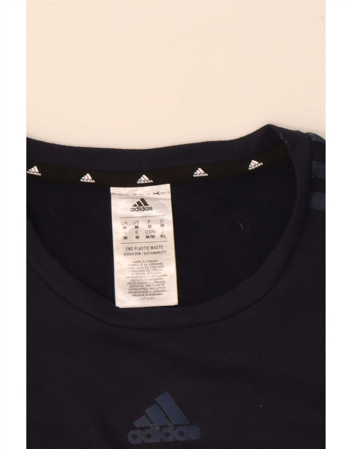 Adidas Sweatshirt Jumper Medium Marineblå Polyester til mænd