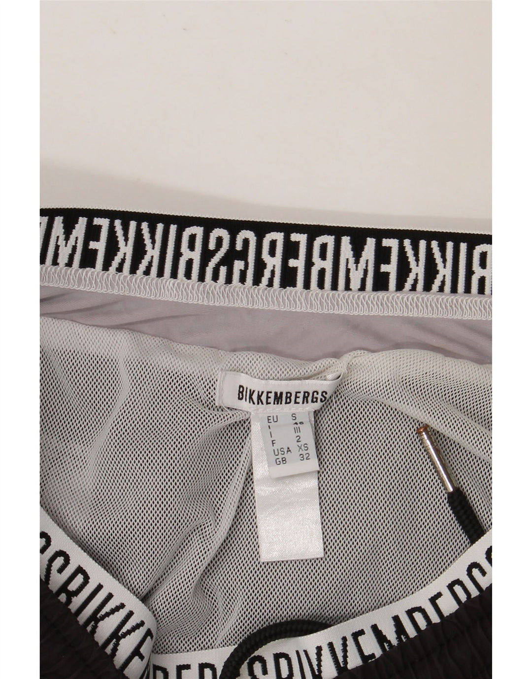 BIKKEMBERGS Badeshorts til mænd Medium Sort Polyamid