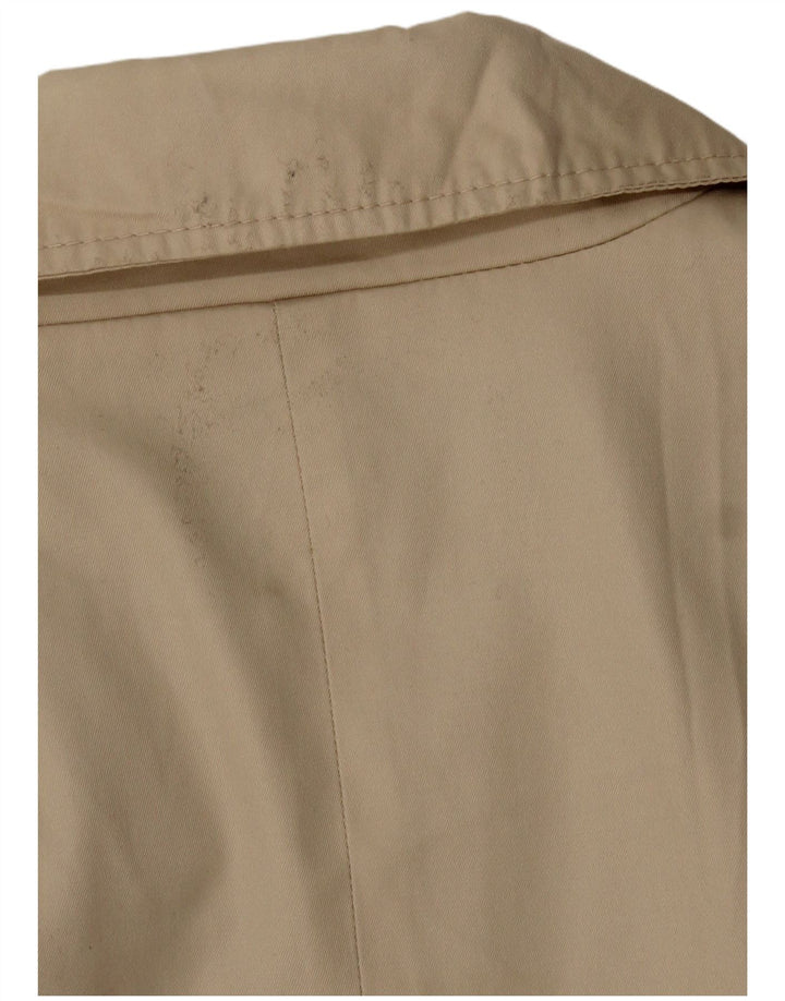 Zara Trench Coat til kvinder UK 14 Large Beige