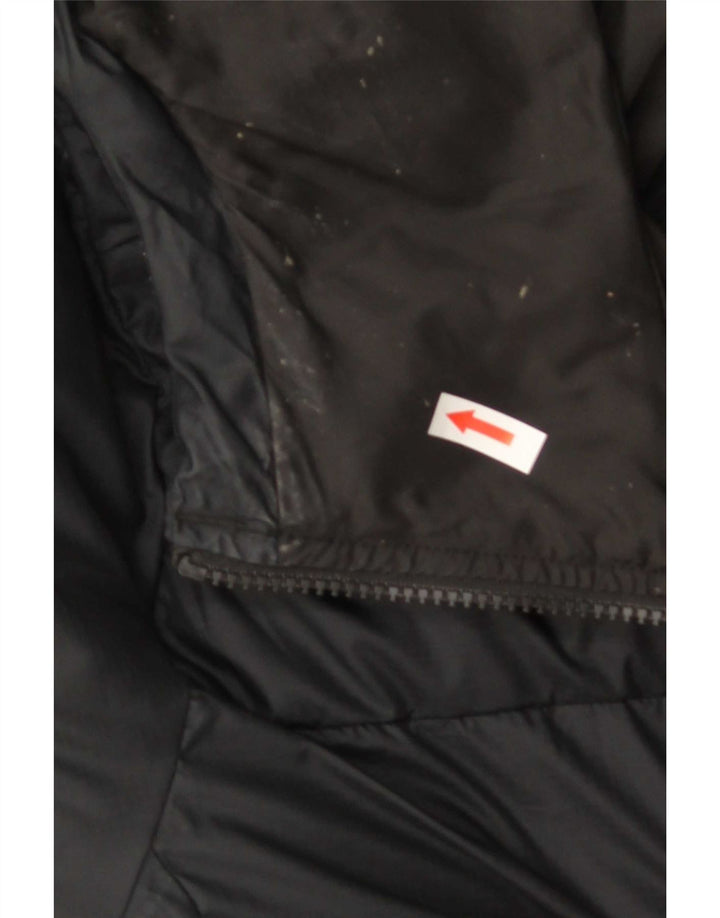 Columbia Dame Hætte Oversized Polstret Frakke UK 16 Large Black