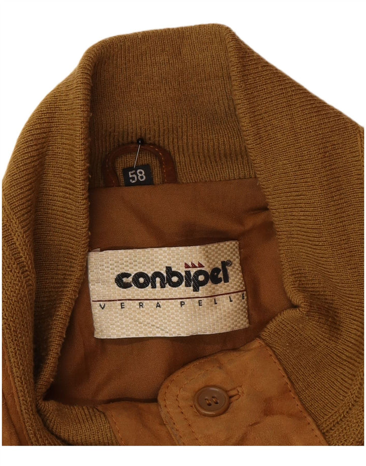 Conbipel Herre ruskindsjakke Str. 58 2XL Beige Læder