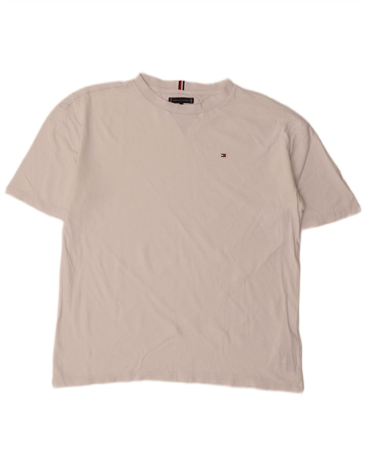 TOMMY HILFIGER T-shirt til drenge 15-16 år hvid bomuld