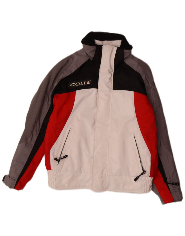 VINTAGE Drenge skijakke 11-12 år Flerfarvet Colourblock Polyester