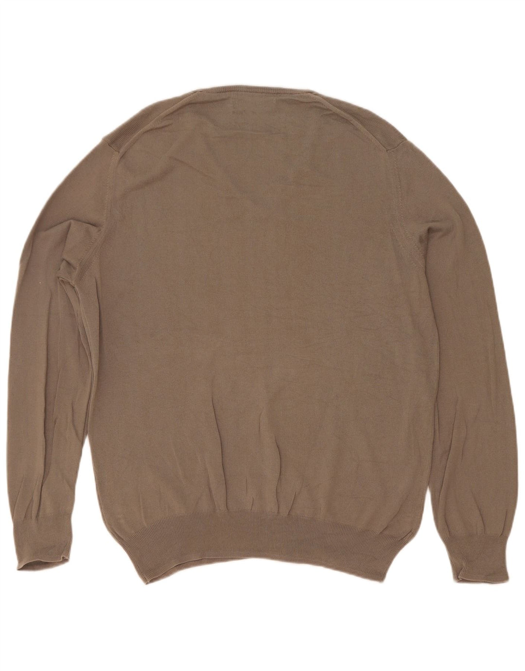 Zara Herre V-hals sweater mellemgrå