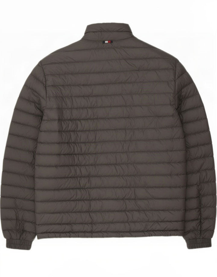 Tommy Hilfiger Herre polstret jakke UK 38 Medium Grey Polyester