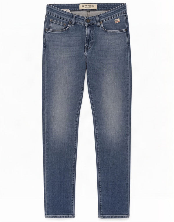 Roy Rogers Slim Jeans til mænd W30 L30 Blue Cotton