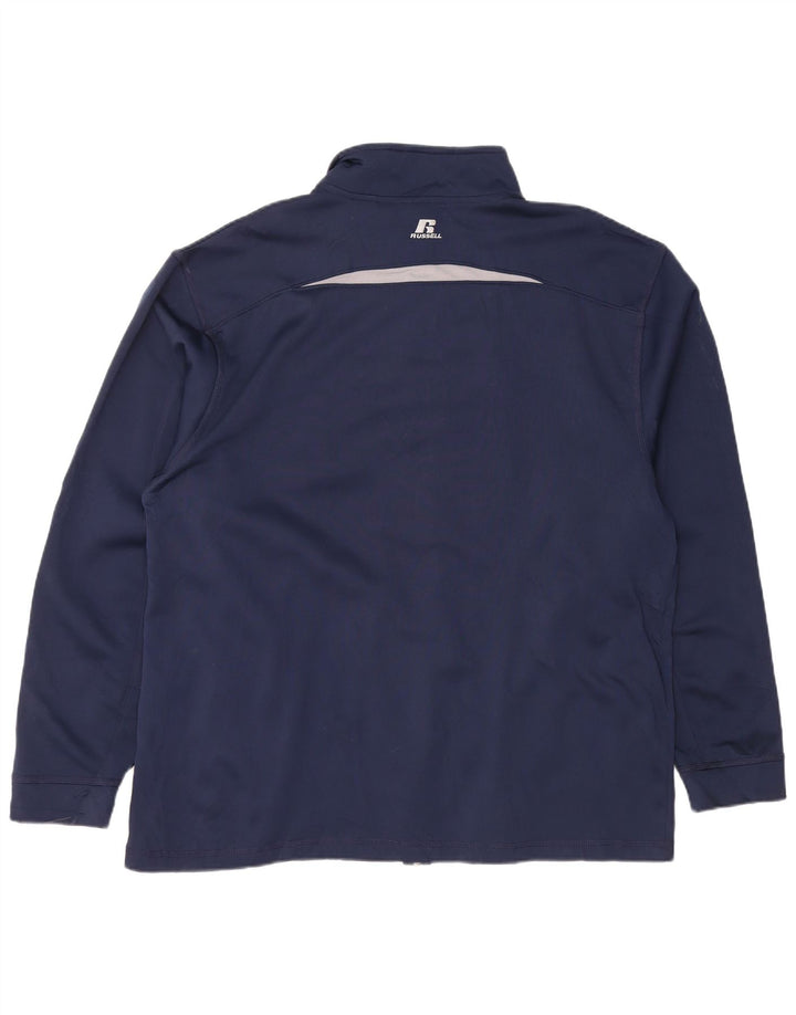 RUSSELL ATHLETIC Herre træningsdragt Topjakke XL Navy Blue Colourblock
