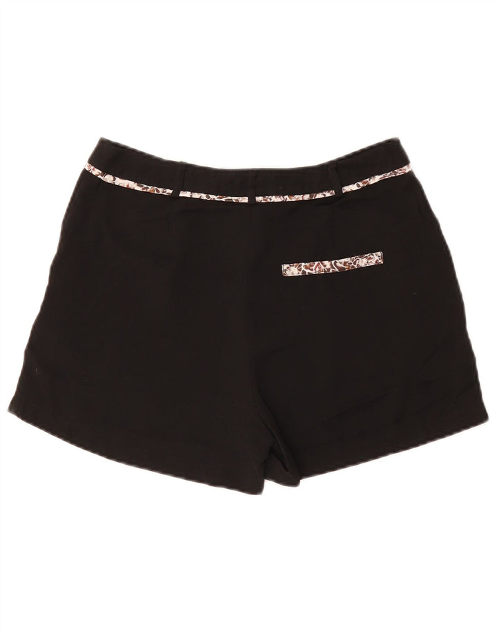 MOSSIMO Chino Shorts til kvinder US 2 XS W28 Sort polyester