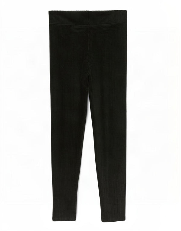 Marks & Spencer Womens Leggings UK 10 Small Green Cotton