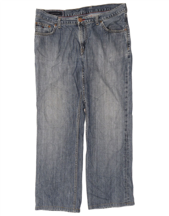 Tommy Hilfiger Straight Jeans til mænd W36 L27 Blå Bomuld
