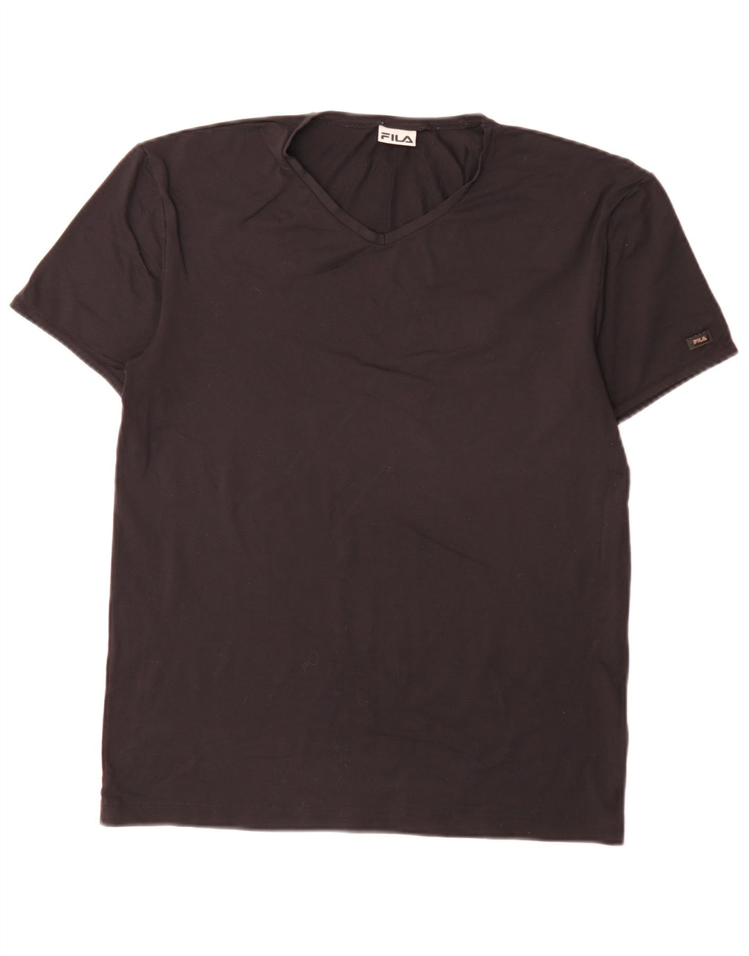 Fila Herre T-Shirt Top Medium Sort
