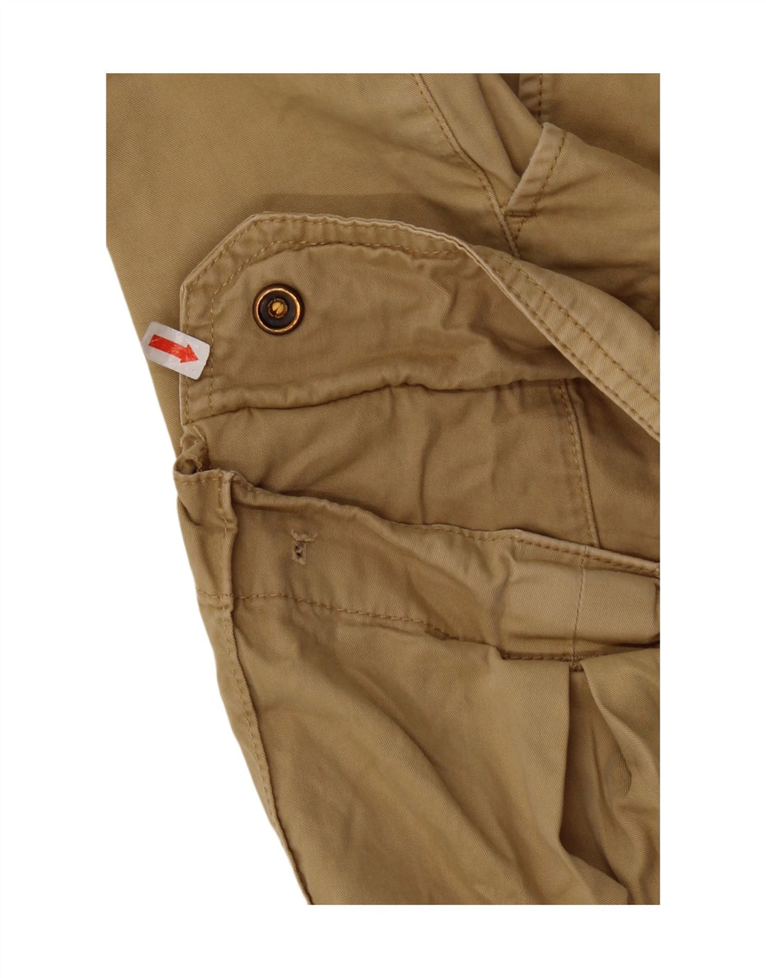 Napapijri Herre Cargo Shorts W34 Large Beige Bomuld