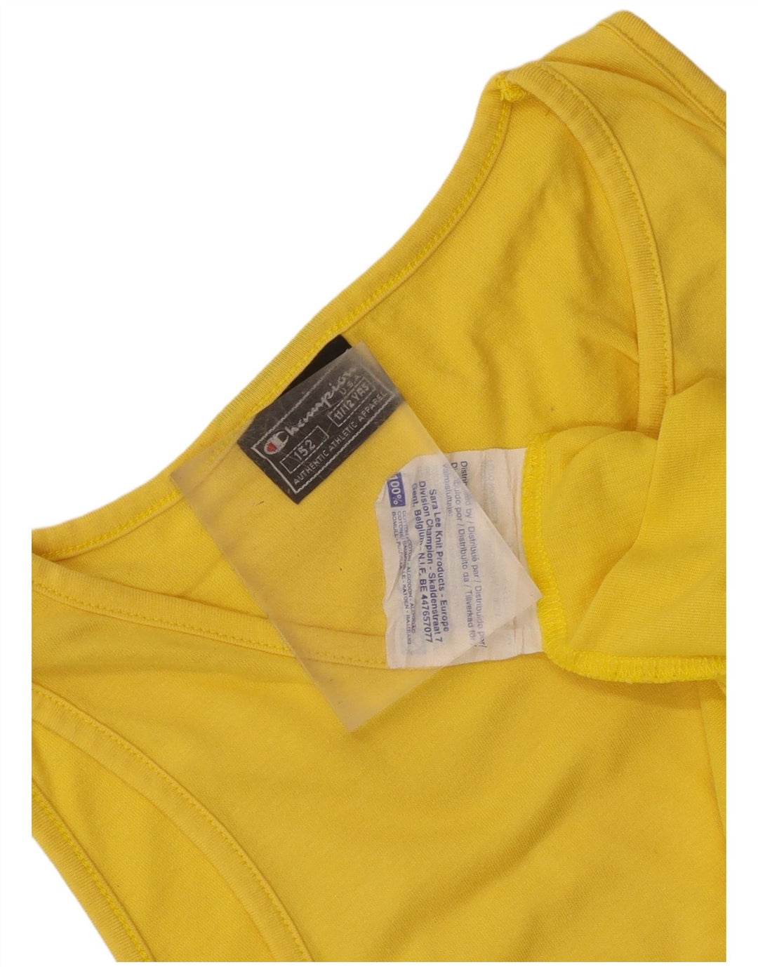 Champion Drenge Grafisk Vest Top 11-12 År Gul Bomuld