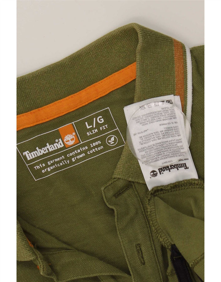 Timberland herre poloskjorte stor kaki bomuld