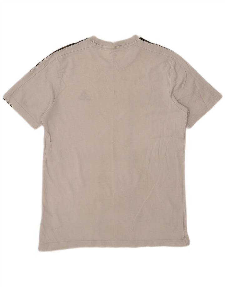 Adidas Herre T-Shirt Top Medium Hvid Bomuld
