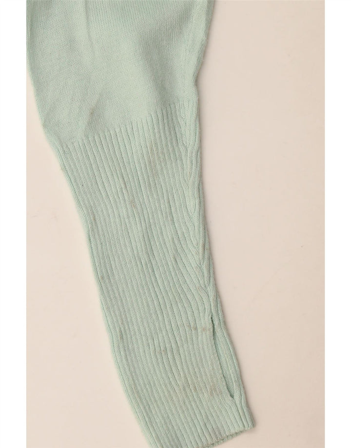 Athleta Dame hættetrøje oversize sweater UK 16 Stor turkis