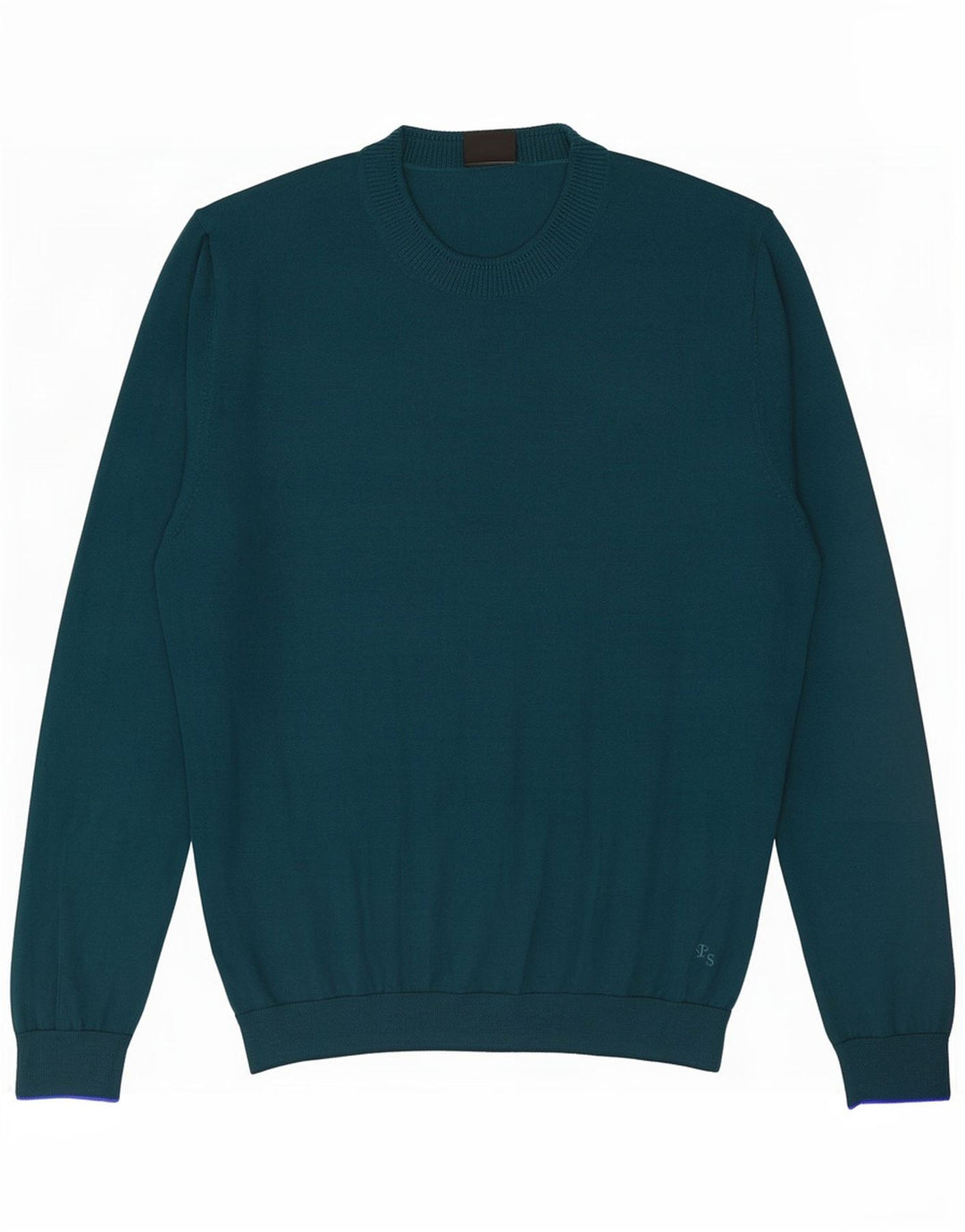 Paul Smith Herre Crew Neck Jumper Sweater Stor Grøn Merinould