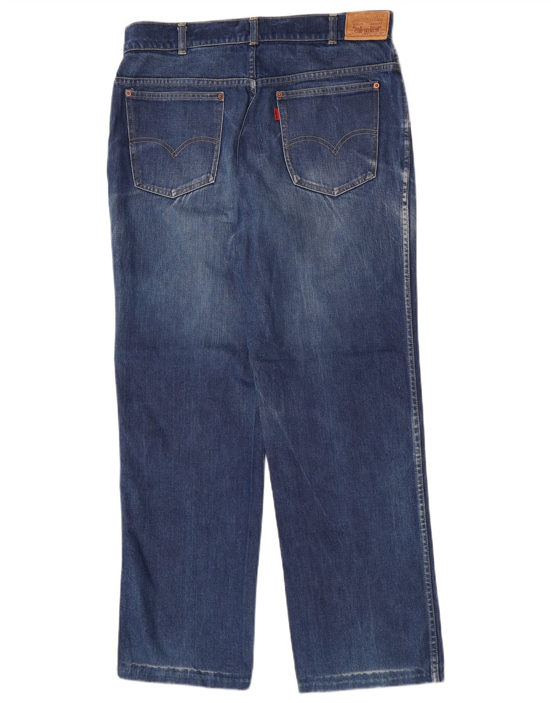 Levi's Straight Jeans til mænd W36 L30 blå bomuld